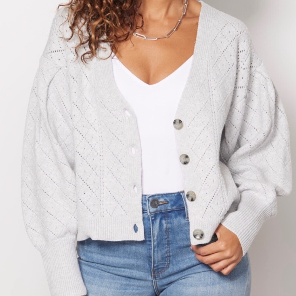 Evereve Gray Women's Cardigan Sweater